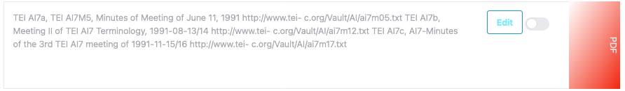 Merging several references Merging several references