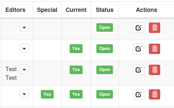 Volume administration