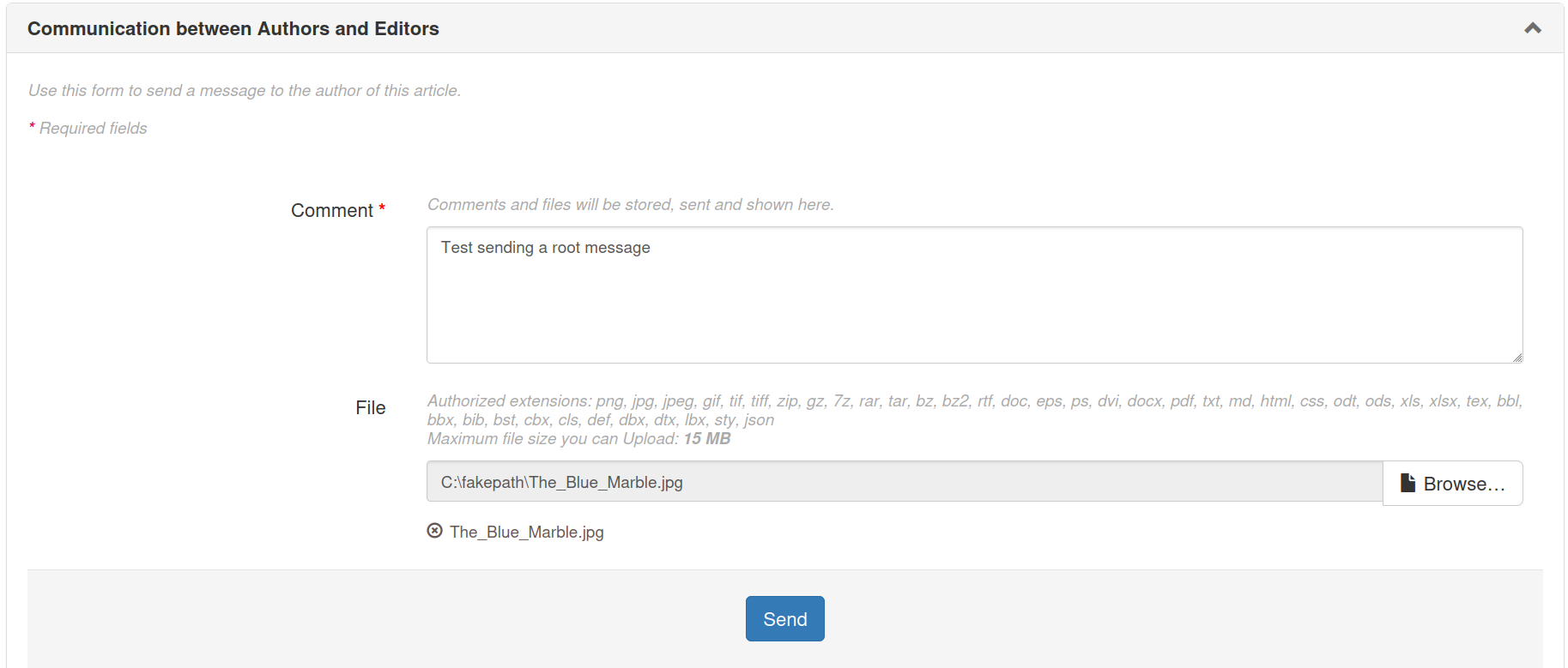 Bloc de communication auteur-rédacteur Bloc de communication
