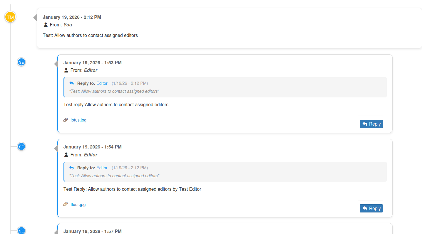 Rédacteur affiché de manière anonyme avec les initiales SE Affichage anonymisé du rédacteur