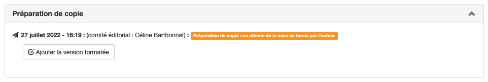 Ajouter la version formatée Alt text
